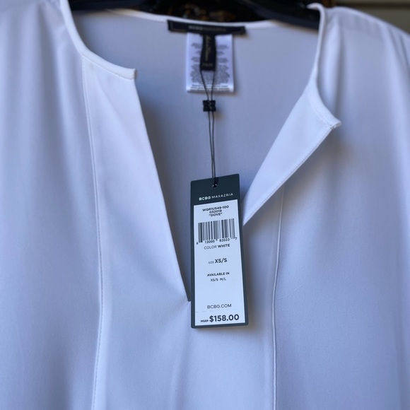 BCBG Maxazria white chiffon ‘Dove’ blouse. XS/S - Picture 8 of 9